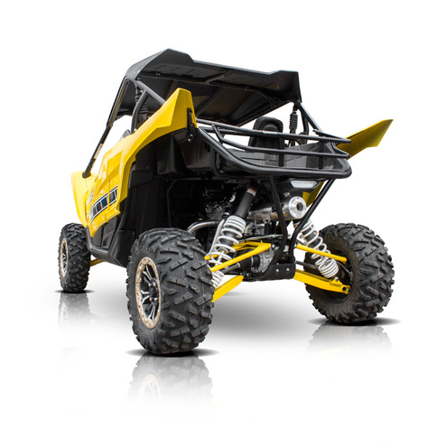 HMF Auspuff Endtopf QS Titan Serie mit Billet Endkappe Chrom für Yamaha YXZ 1000R 2016