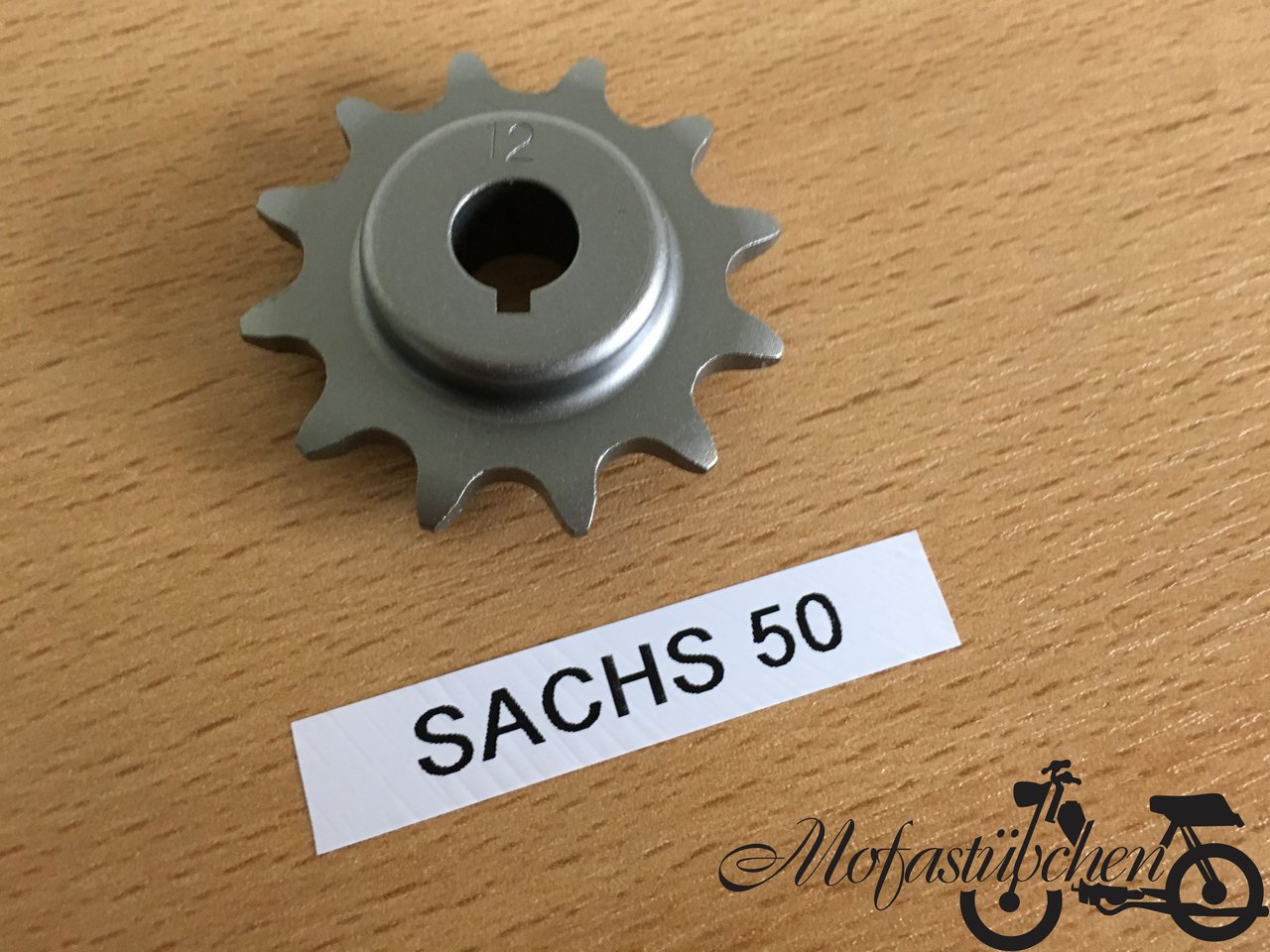 Ritzel 12 Zähne für Sachs 50 mit 2 / 3 Gang