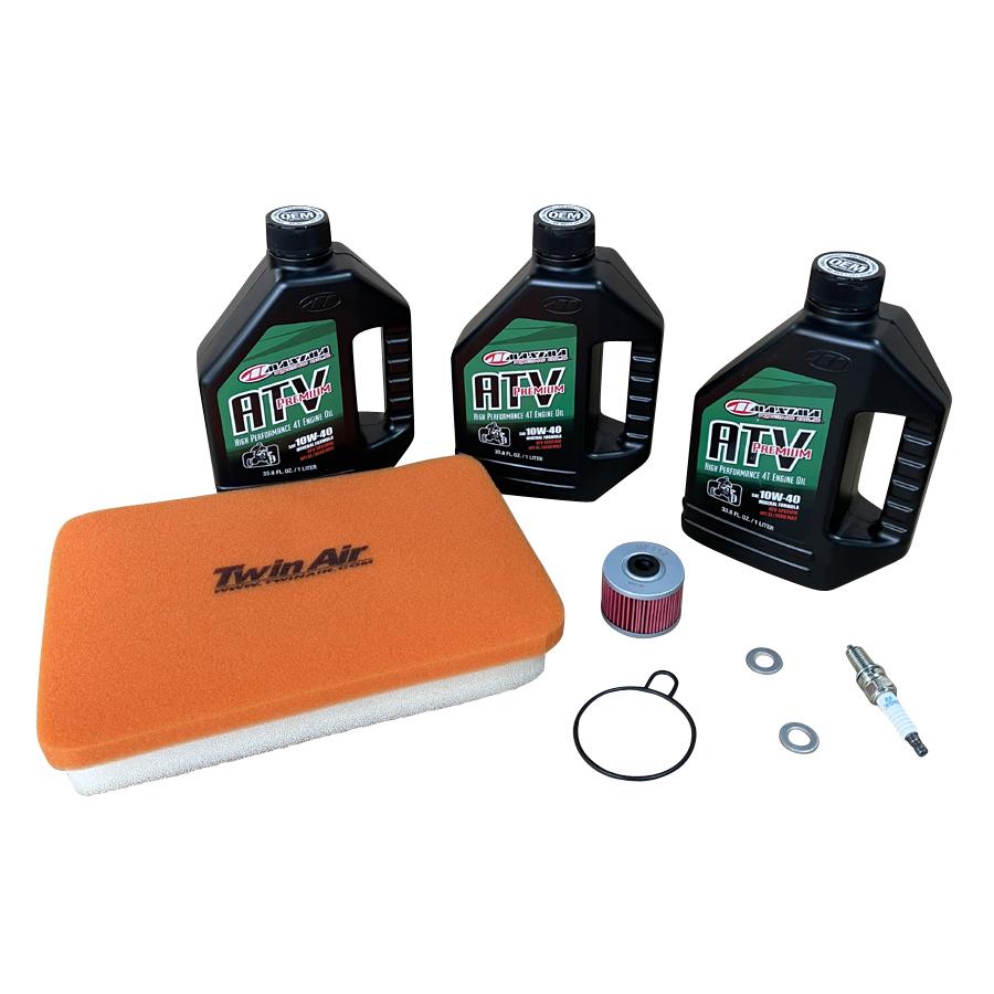 Kundendienst Kit 3l Öl MAXIMA+ Filter Dichtringe Zündkerze Luftfilter Quad ATV Adly Herkules 450 500