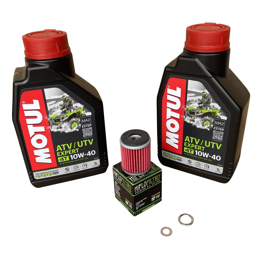 Motorölwechsel Kit 2l Öl + Filter und Dichtringe Yamaha YFZ 450 -08