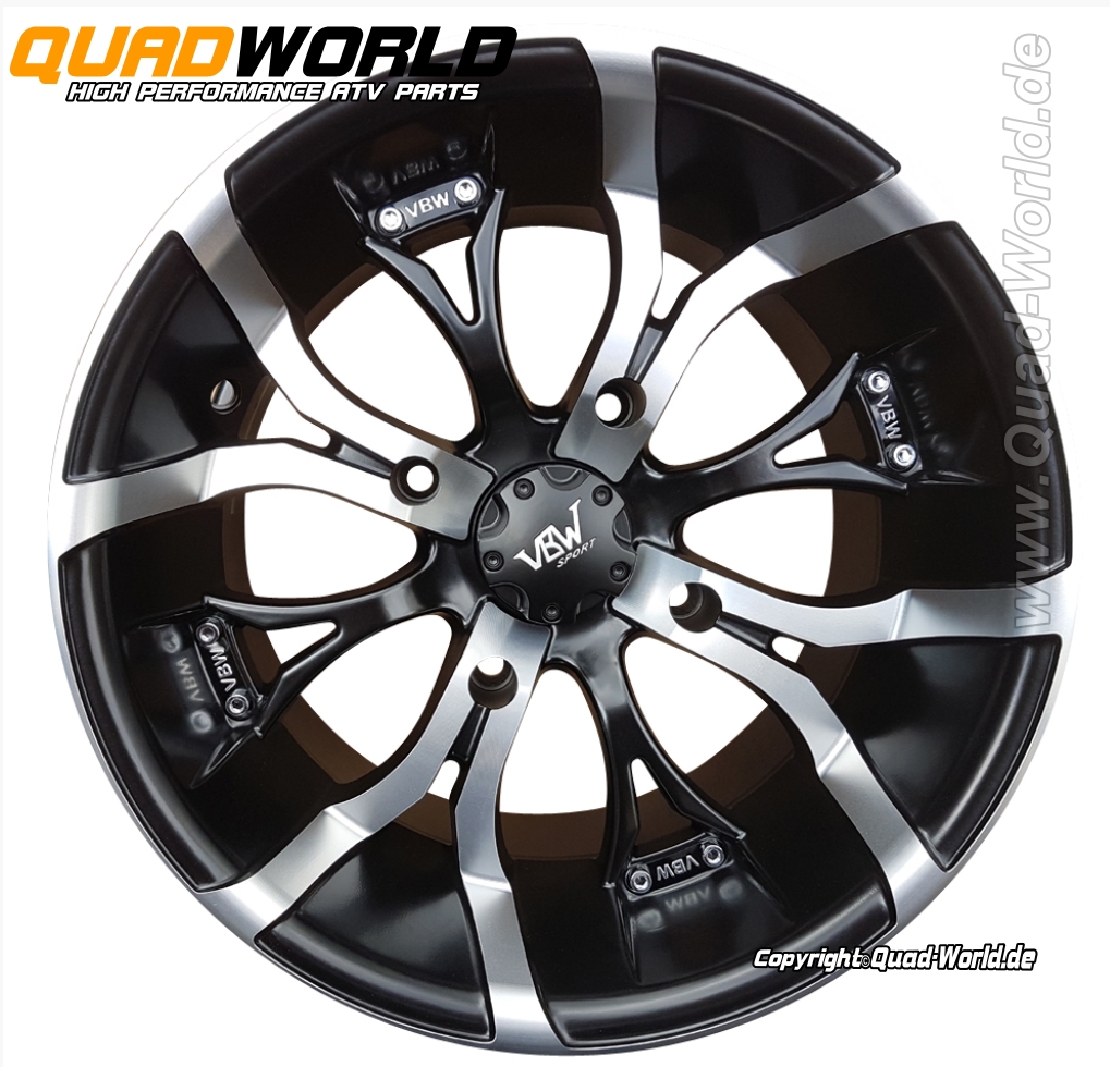 VBW Sport Felge A2 ATV 14×7 ET10 4/110 Silber Schwarz