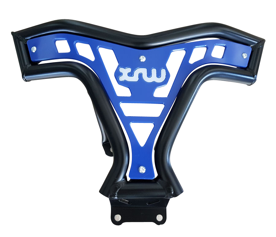 XRW FRONT BUMPER X16 SCHWARZ / BLAU FÜR QUAD ATV SUZUKI LTR 450