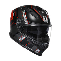 AGV K7 E2206 Kyber Helm schwarz rot