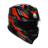 AGV K7 E2206 Taurax Helm schwarz rot