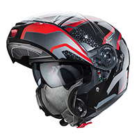 Caberg Levo Sonar Modular Helm rot silber