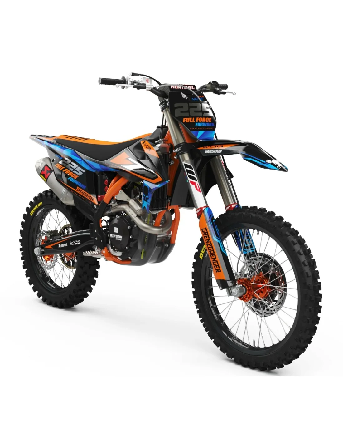 Dekorset  KTM „FFF Blue“ Wob Design