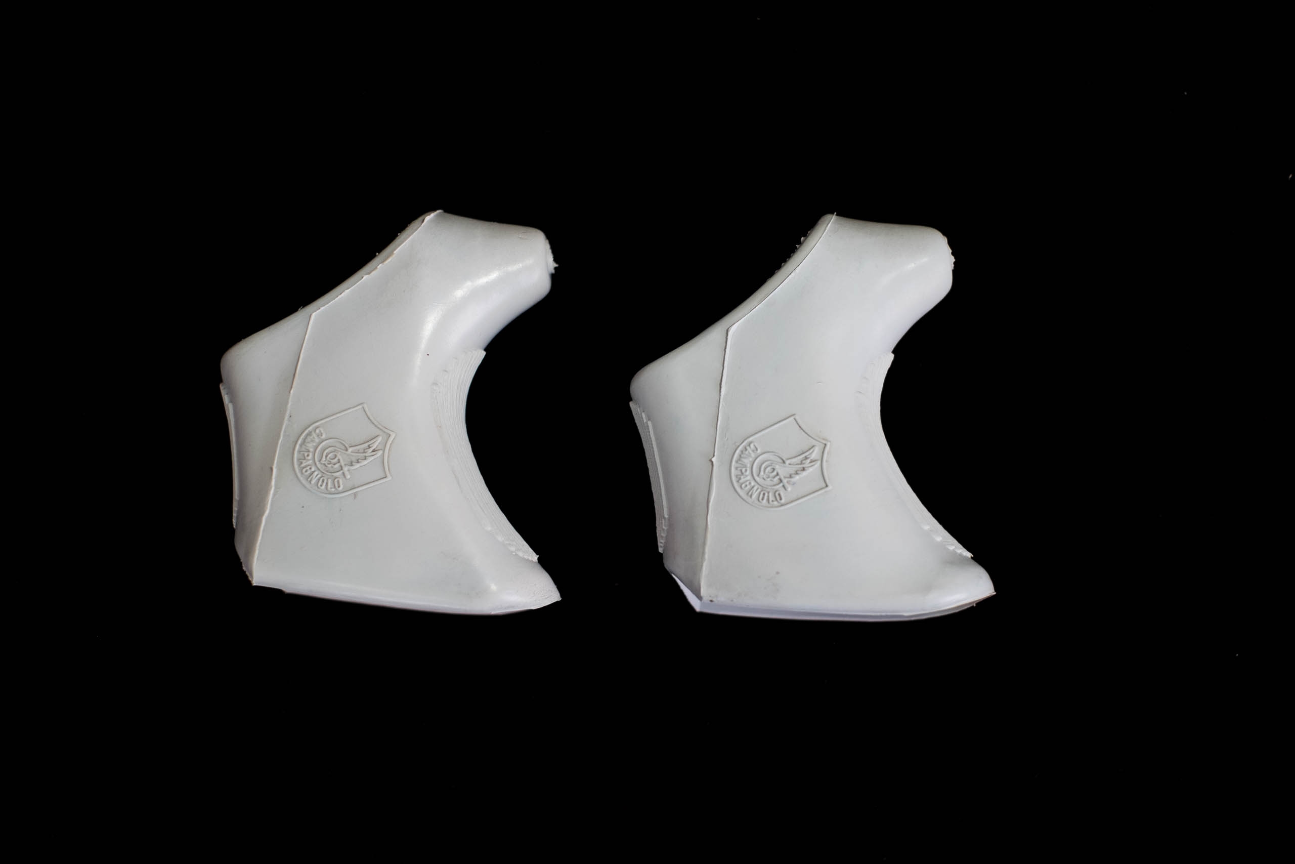 Campagnolo Cobalto Bremshebel Griffgummis weiß Brake Lever Hoods white Vintage