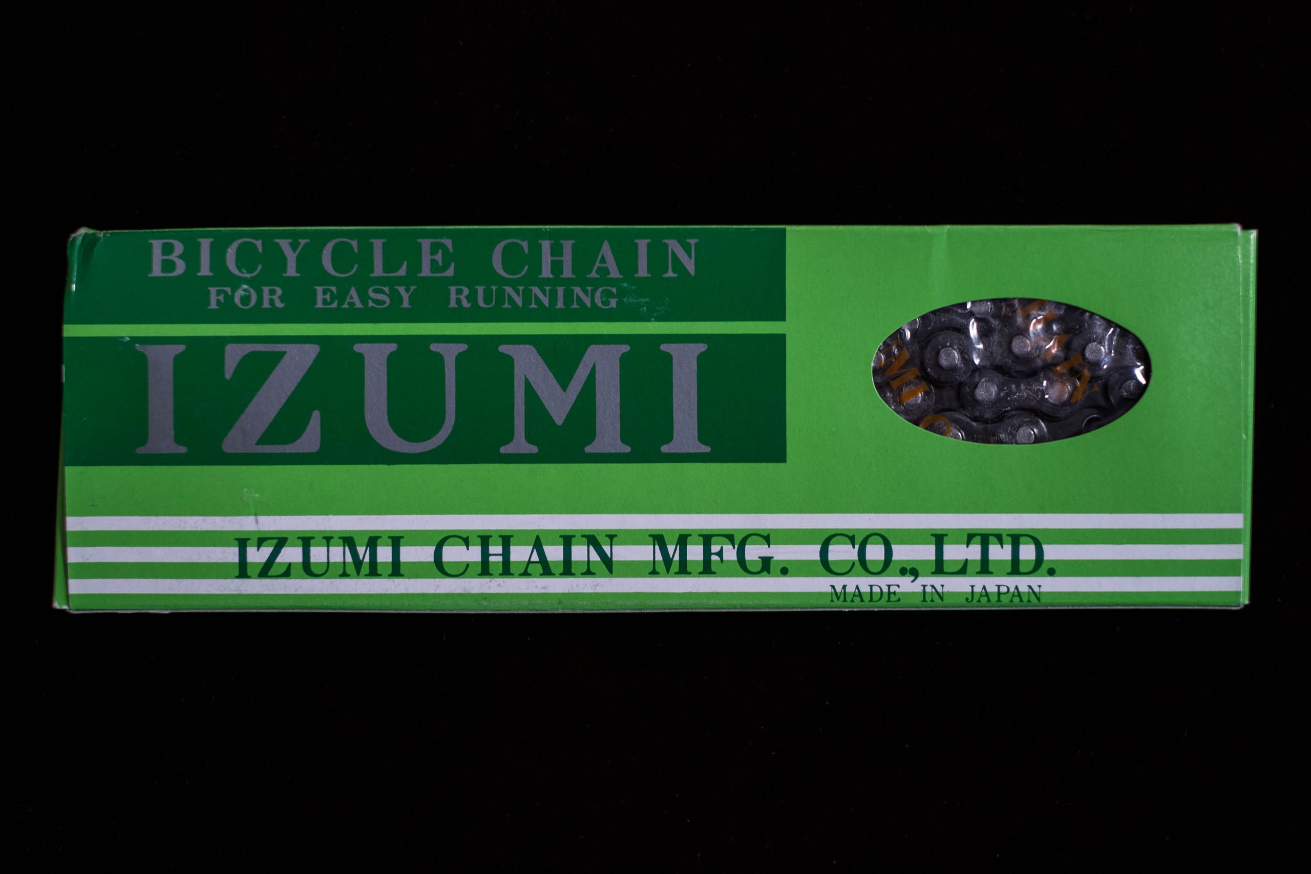 Izumi Kette Bicycle Chain Track – 1/2 x 1/8″ x 116 Black