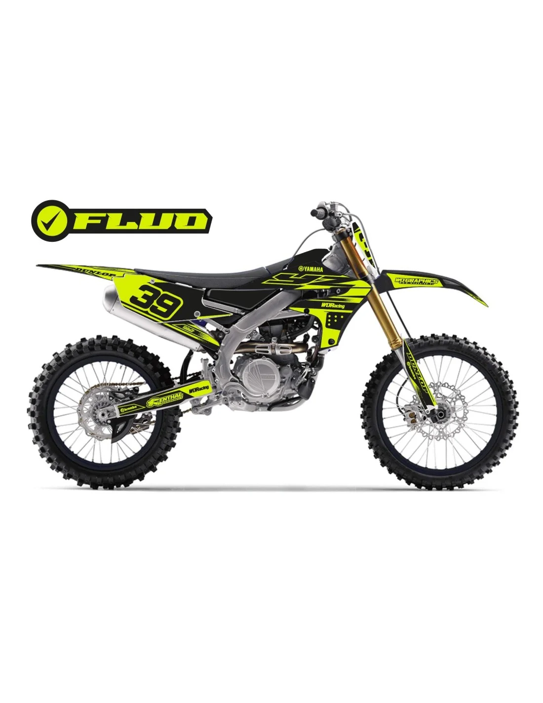 Dekorset Yamaha Shock FLUO