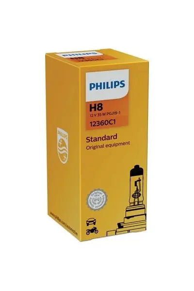 H8 12V 35W PGJ19-1 Standard Original Equipment  Philips