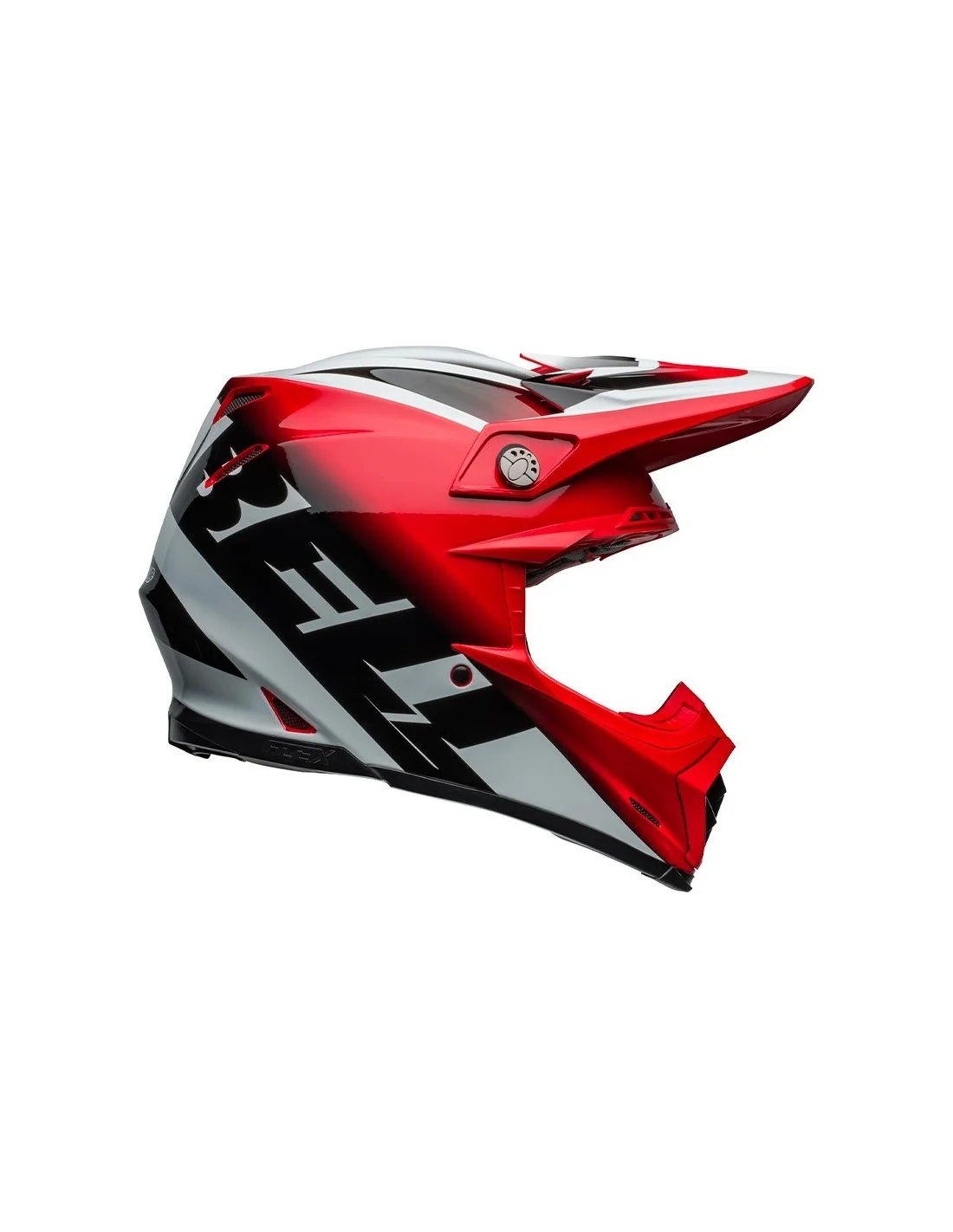 Helm Bell MOTO9S Flex Rail red/white ECE 06