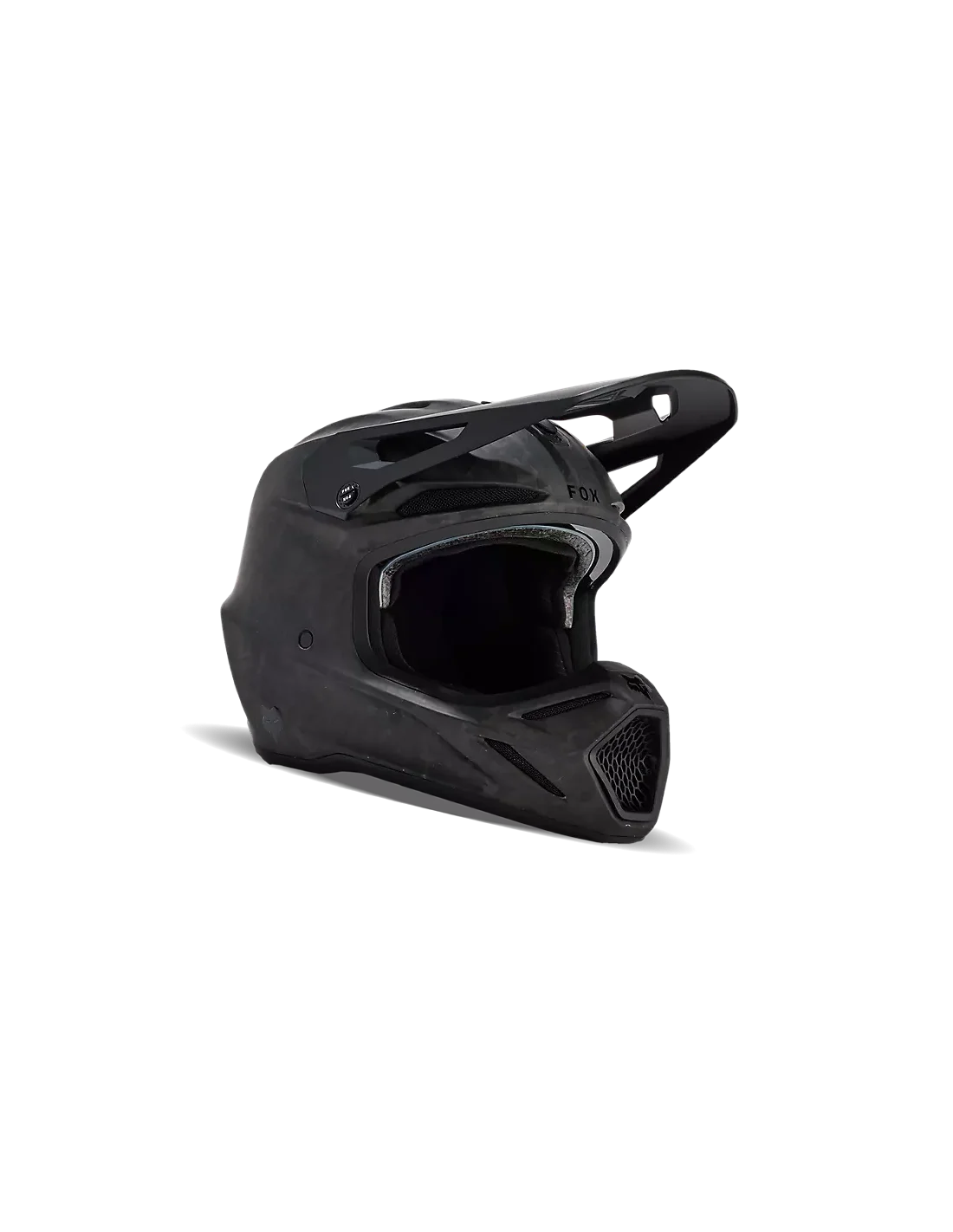 Helm FOX V3 RS Carbon Solid Matte Black