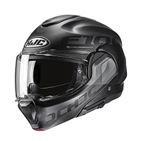 HJC F100 Hetal Helm schwarz