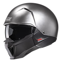 HJC i20 Hyper Helm silber