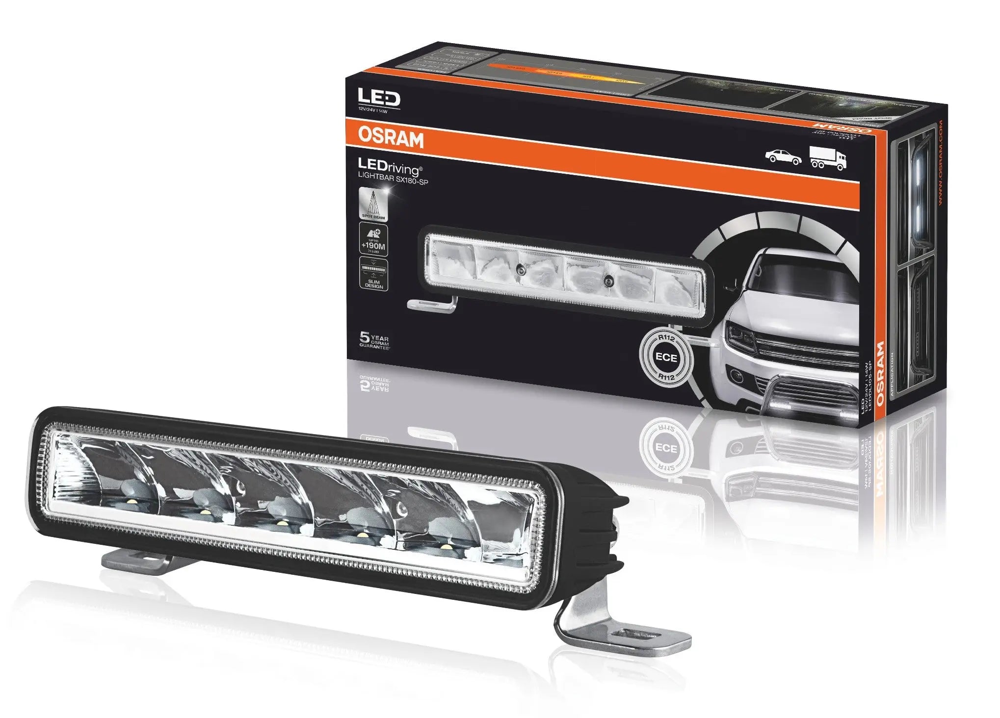 Lichtleiste OSRAM LEDriving LIGHTBAR SX180-SP Auto LED-Strahler Spotlicht