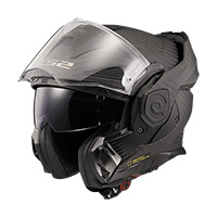 LS2 FF901 Advant X Carbon Solid Helm schwarz matt