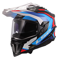 LS2 MX701 Explorer Carbon Frontier 2 Helm blau