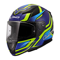 LS2 FF353 Rapid 2 Flitz Helm gelb blau