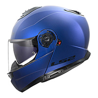 Ls2 FF908 Strobe 2 Solid Modular Helm blau matt