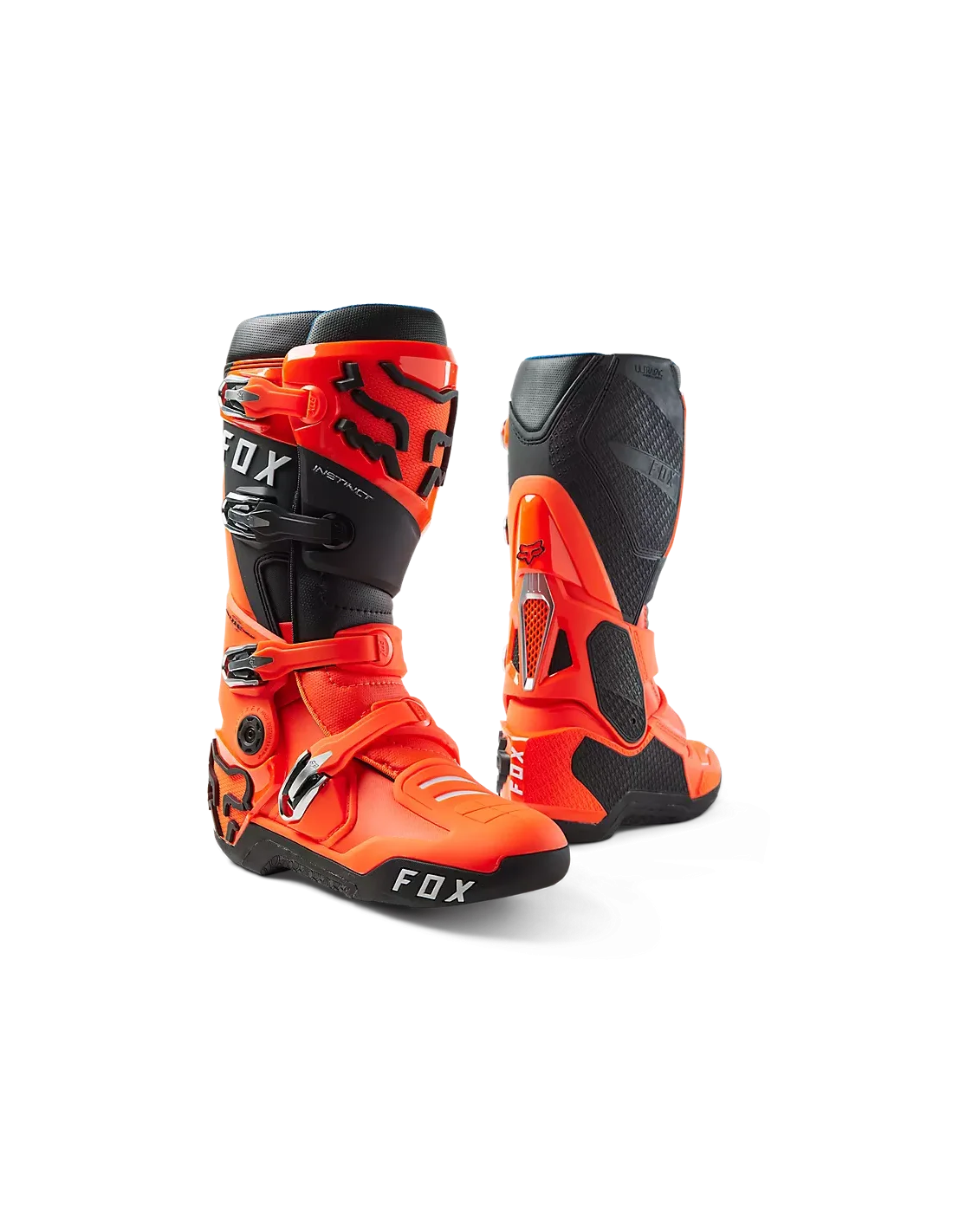 Motocross Stiefel FOX Instinct 2.0 Fluo Orange