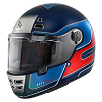 MT Helmets Jarama Baux D7 Helm blau matt