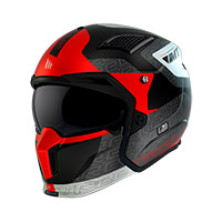 MT Helmets Streetfighter SV S Totem B5 rot matt