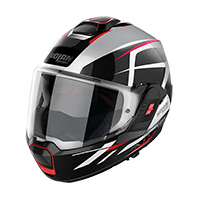 Nolan N120.1 Nightlife N-Com Helm weiss rot