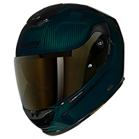 Nolan X-903 Ultra Carbon Liquido Helm grün