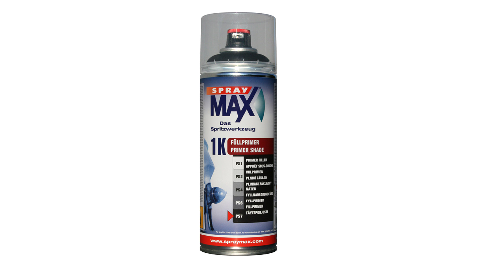 Spray Max – 1K Primer Shade NR.7 Füllprimer schwarz (400ml)