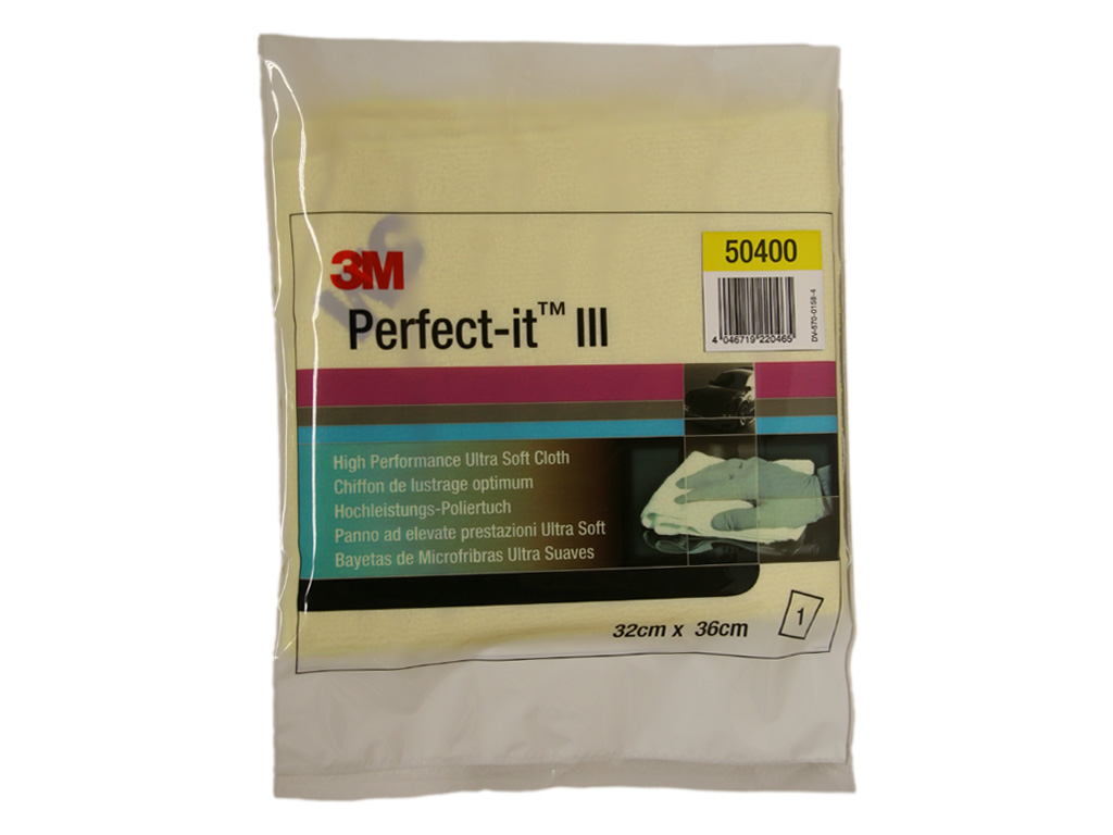 3M Perfect-it III Hochleistungs-Poliertuch gelb (1 Stk)