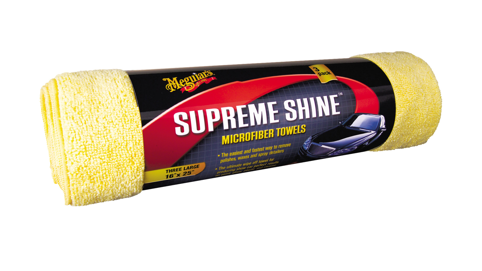 Meguiar’s Supreme Shine Microfibre (3er Pack)