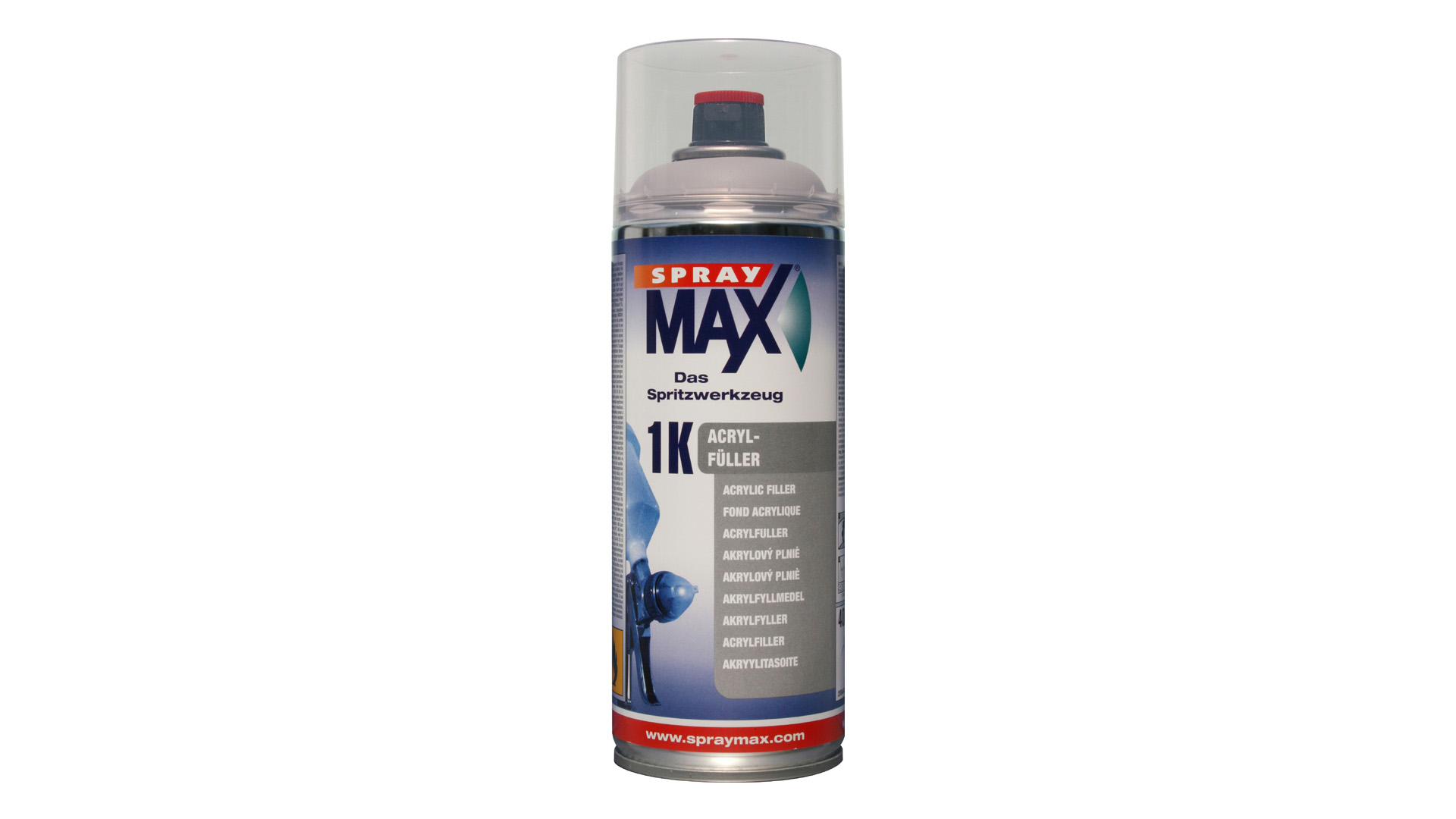 Spray Max – 1K Acrylfüller hellgrau Spray (400ml)